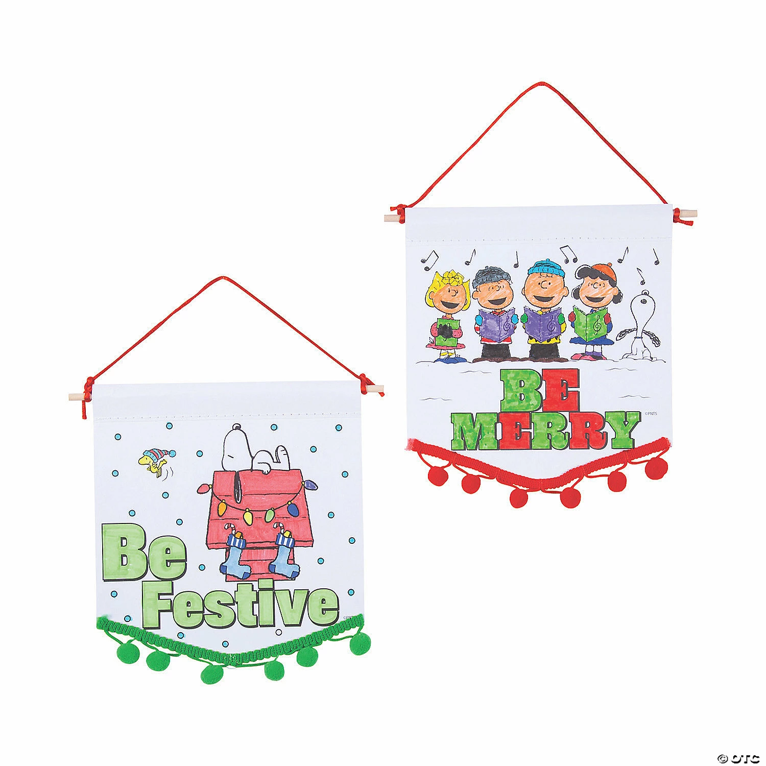 Cheap ๐ Peanutsยฎ Color Your Own โ Christmas Pom-Pom Banners - 12 Pc. ๐ 2 Cheap ๐ Peanutsยฎ Color Your Own โ Christmas Pom-Pom Banners - 12 Pc. ๐ - Image 2