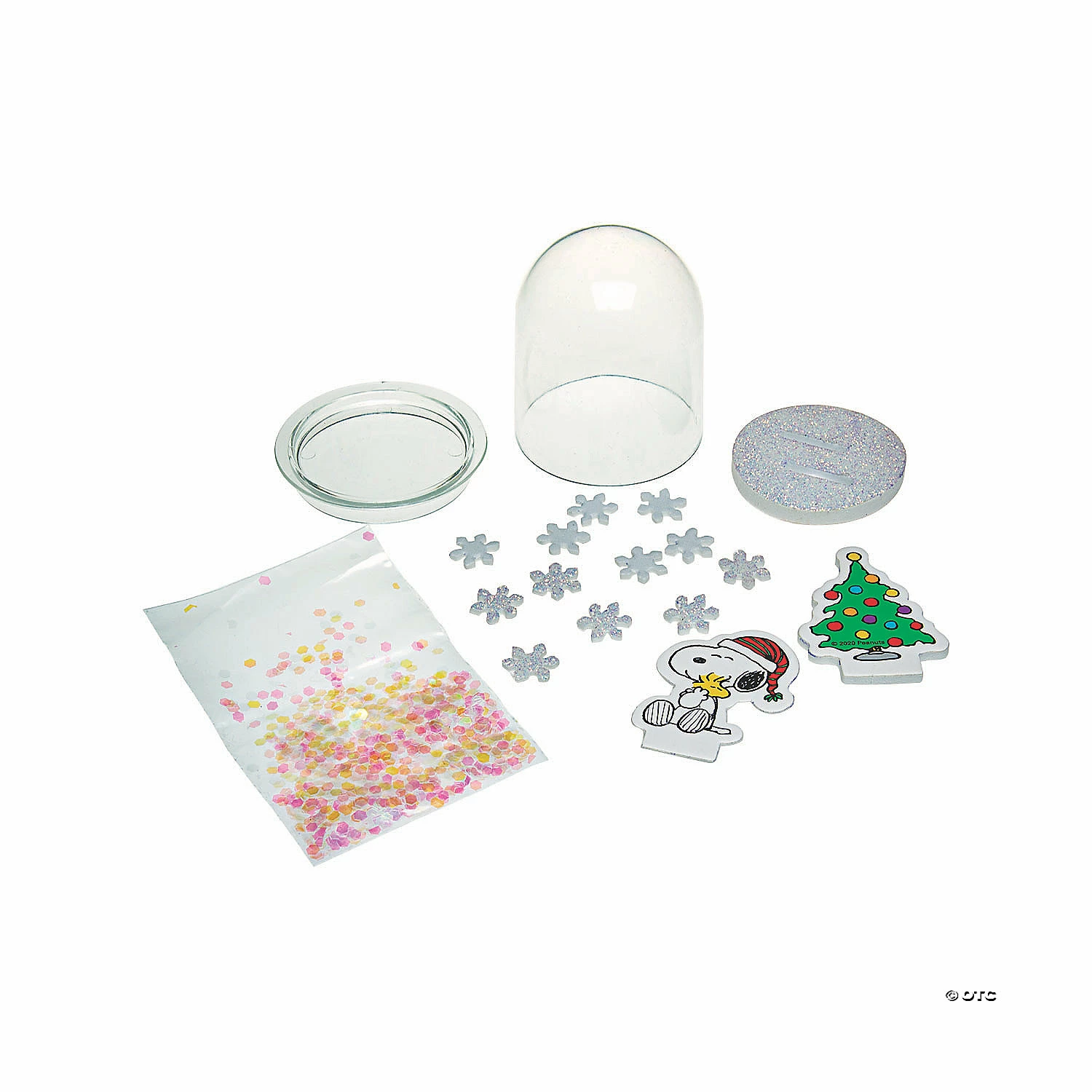 Promo 🎁 Peanuts® Glitter Snow Globe Craft Kit - Makes 12 ✨ 2 Promo 🎁 Peanuts® Glitter Snow Globe Craft Kit - Makes 12 ✨ - Image 2