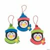 Best Sale 🔔 Penguin 🎅 Christmas Ornament Craft Kit - Makes 12 ❤️