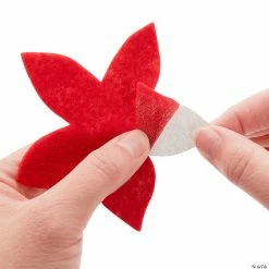 Flash Sale ✨ Poinsettia Flowerpot Craft Kit - Makes 6 🛒 -Cheap Christmas Crafts Store poinsettia flowerpot craft kit makes 614091908 a02