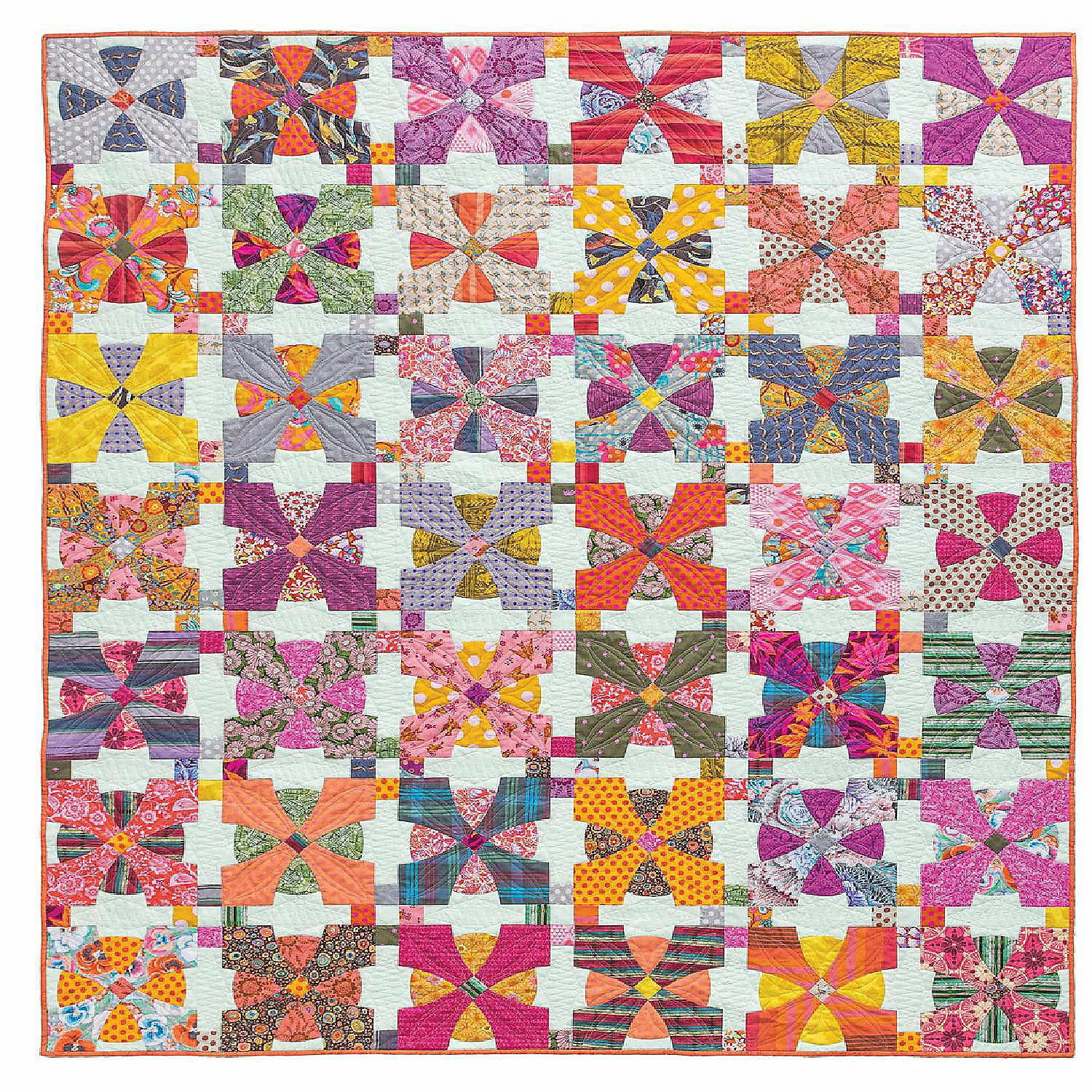 Best deal β¨ Posh Snowball Pattern 61" x 75" Using Quick Curve Ruler by Sew Kind of Wonderful π€© 3 Best deal β¨ Posh Snowball Pattern 61" x 75" Using Quick Curve Ruler by Sew Kind of Wonderful π€© - Image 3