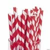 Top 10 ❤️ Striped Paper Straws - 24 Pc. 🛒