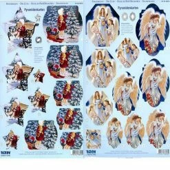Best reviews of ✔️ Reddy Creative Cards 3D Precut Angels with Instruments and Winter Wonderland ⭐