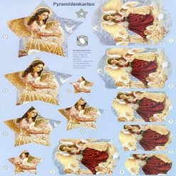 Best Pirce 😀 Reddy Creative Cards 3D Precut Pretty Angels with Little Animals 2 sheets ⌛