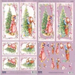 Brand new 😍 Reddy Creative Cards 3D Precut sheet 🎁 Christmas tree decorating 🎁