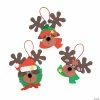 Budget ❤️ Reindeer 🎅 Christmas Ornament Craft Kit - Makes 12 🔔