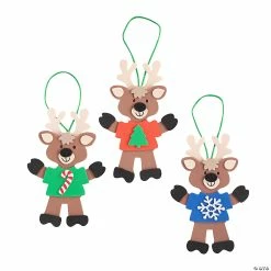 Best reviews of 🔔 Reindeer with T-Shirt Ornament Craft Kit - Makes 12 👏
