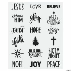 Brand new π Religious π Christmas Ornament Decal Sheets - 4 Pc. π