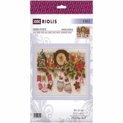 Best reviews of 🎉 Riolis Cross Stitch Kit 🎁 Christmas Shelf ✨