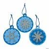 Hot Sale ⭐ Round Snowflake 🎄 Christmas Ornament Craft Kit - Makes 12 🥰