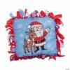 Wholesale 👍 Rudolph the Red-Nosed Reindeer® 🎁 Christmas Fleece Tied Pillow Craft Kit - Makes 6 😍