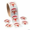 Coupon 🔥 Santa Face Sticker Roll - 100 Pc. 👍