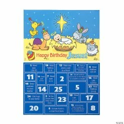 Cheapest βοΈ Scratch βN Reveal Happy π Birthday Jesus Countdown - 12 Pc. π€©