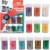 Brand new 🔔 SCS Direct iDIY Assorted Iridescent Sequins (Set of 12) - 20g Each - Great for DIY Crafts, Art Supplies, Card Decoration, Slime, Resin - Hearts, Stars, Flowers, Snowflakes 🔔