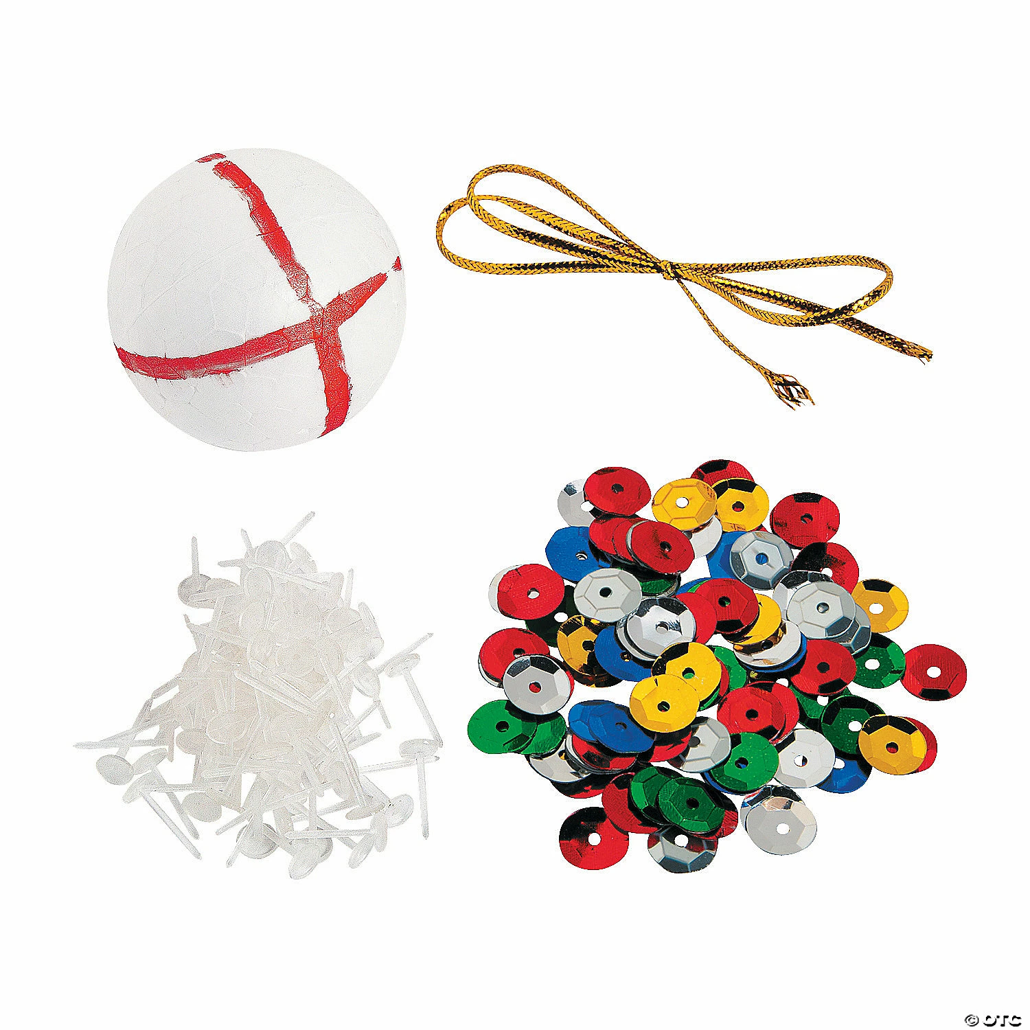 New π Sequin Ball π Christmas Ornament Craft Kit - Makes 12 𧨠2 New π Sequin Ball π Christmas Ornament Craft Kit - Makes 12 𧨠- Image 2