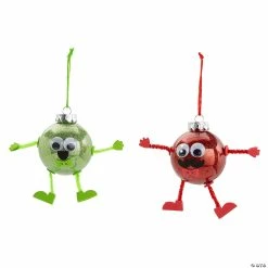 Hot Sale 😍 Silly 🎄 Christmas Ball Ornament Craft Kit - Makes 12 🤩