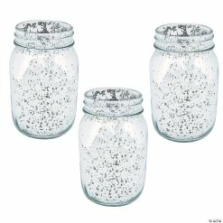 Best reviews of 😀 Silver Mercury Mason Jars - 12 Pc. 🛒