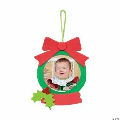 Cheap 😍 Snow Globe Photo Ornament Craft Kit - Makes 12 ✨