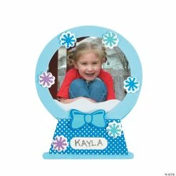 Discount 🛒 Snow Globe Picture Frame Magnet 🔔 Christmas Craft Kit - Makes 12 ⌛