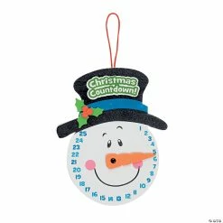 Best reviews of 🎁 Snowman 🎁 Christmas Countdown Sign Craft Kit- Makes 12 🎉