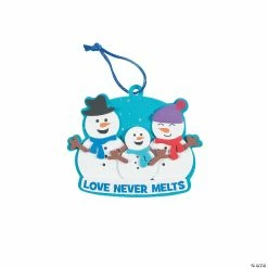 Flash Sale π― Snowman Family Ornament Craft Kit - Makes 12 π
