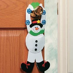 Cheapest ⌛ Snowman Pouch Doorknob Hanger Craft Kit - Makes 12 🤩
