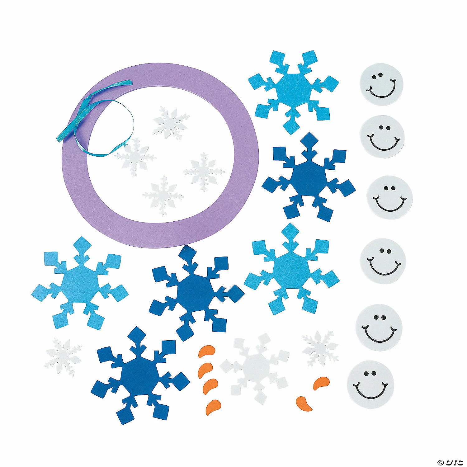 Budget βοΈ Snowmen Wreath Craft Kit- Makes 12 π 2 Budget βοΈ Snowmen Wreath Craft Kit- Makes 12 π - Image 2