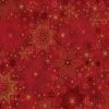 Best reviews of ✨ Star Sprinkle Snowflakes Red Gold Cotton Fabric by Stof sold by the yard 🛒