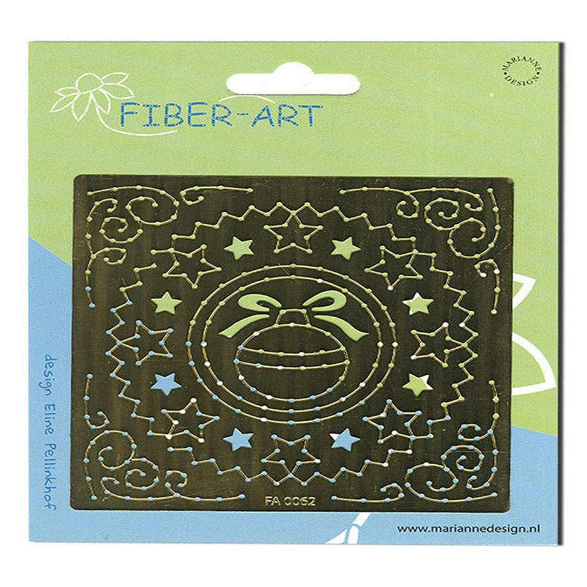 Promo ⌛ Stencils Fiber Art Stencil ❄ Christmas Ball ✔️ 1 Promo ⌛ Stencils Fiber Art Stencil ❄ Christmas Ball ✔️