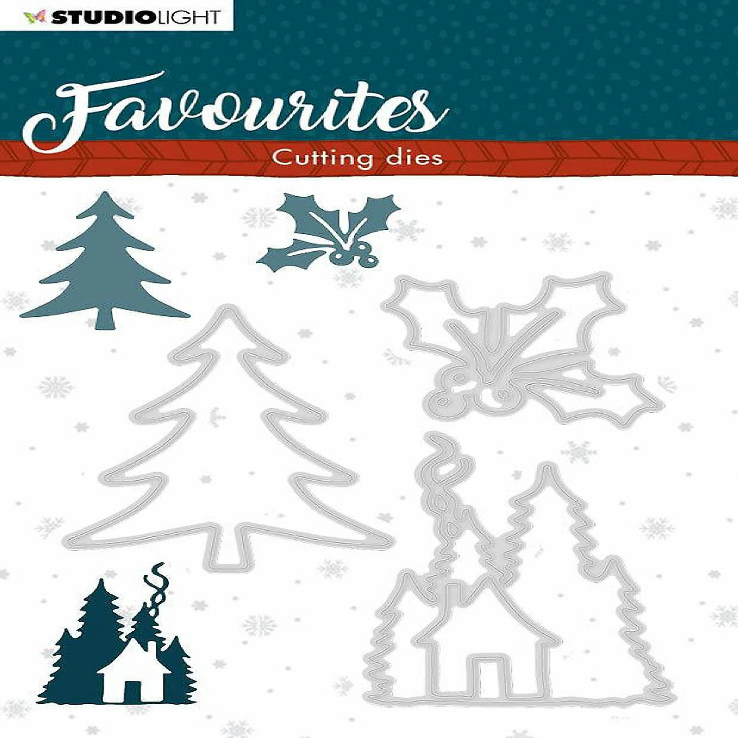 Outlet 💯 Studio Light Cutting Die Winter's Favourites 105x155mm nr337 🛒 1 Outlet 💯 Studio Light Cutting Die Winter's Favourites 105x155mm nr337 🛒