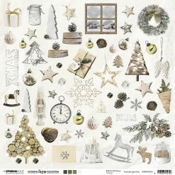 Coupon 🧨 Studio Light Scrap 200gr 🔔 Christmas Ultimate Scrap Collection nr105 ⌛