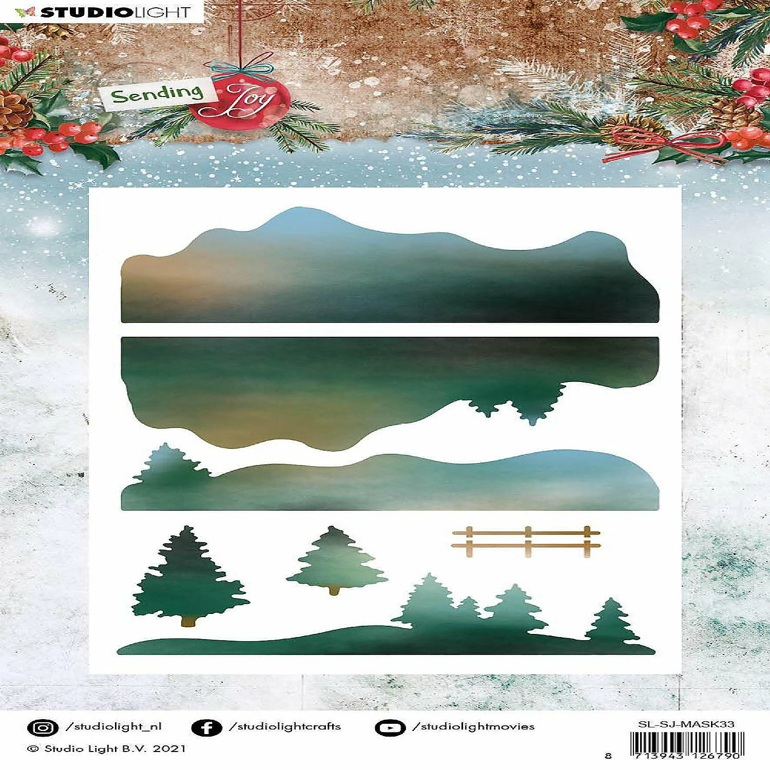 Coupon π Studio Light SL Mask Layered Winter Landscape Sending Joy 148x210mm nr33 𧨠2 Coupon π Studio Light SL Mask Layered Winter Landscape Sending Joy 148x210mm nr33 𧨠- Image 2