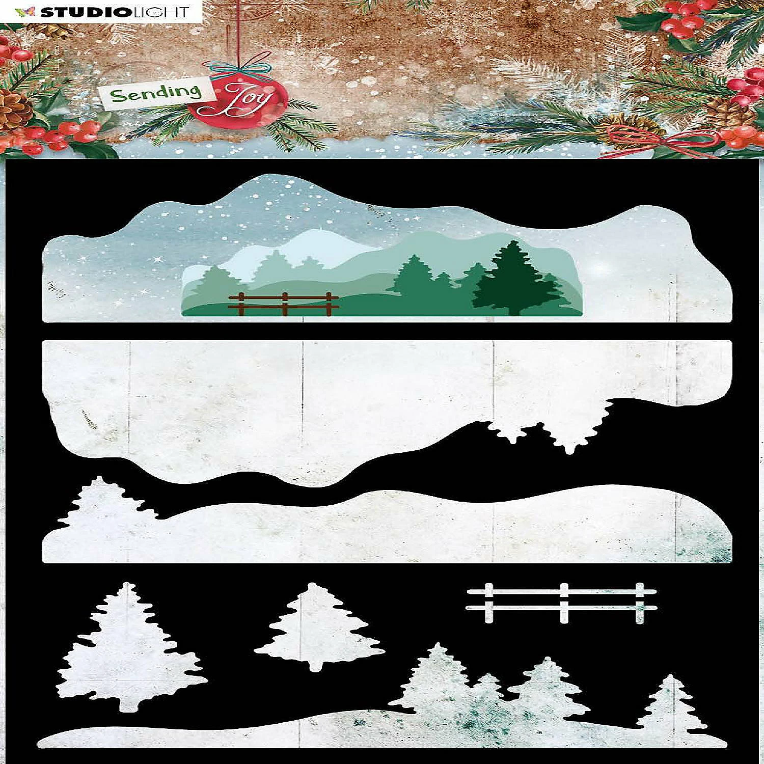 Coupon π Studio Light SL Mask Layered Winter Landscape Sending Joy 148x210mm nr33 𧨠1 Coupon π Studio Light SL Mask Layered Winter Landscape Sending Joy 148x210mm nr33 π§¨
