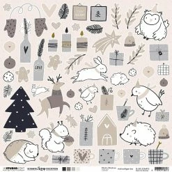 Best Sale 🎁 Studio Light SL Scrap 200gr Ultimate Scrap 🎄 Christmas Collection 305x305 mm nr72 😀