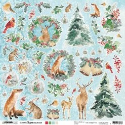 New ⌛ Studio Light SL Scrap 200gr Ultimate Scrap Winter Collection 3048x3048x02mm 1 sh nr91 ⌛