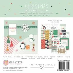 Hot Sale 🔥 The Paper Boutique 🎄 Christmas Adventure 8x8 Colour Card Pack 🧨 -Cheap Christmas Crafts Store the paper boutique christmas adventure 8x8 colour card pack14160955 a02NOWA