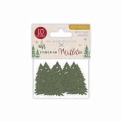 Budget 🌟 The Paper Boutique Under the Mistletoe Wooden Shapes 👍