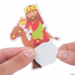 Best Pirce ✔️ The Wise Men Followed the Star Sign Pop-Up Craft Kit- Makes 12 🔥 -Cheap Christmas Crafts Store the wise men followed the star sign pop up craft kit makes 1213812763 a02