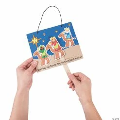 Best Pirce ✔️ The Wise Men Followed the Star Sign Pop-Up Craft Kit- Makes 12 🔥 -Cheap Christmas Crafts Store the wise men followed the star sign pop up craft kit makes 1213812763 a03