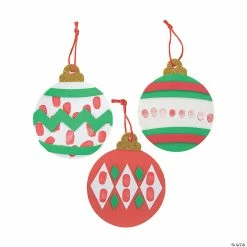 Hot Sale ✨ Thumbprint 🎁 Christmas Ornament Craft Kit - Makes 12 🧨