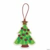Flash Sale 🔥 Thumbprint 🎄 Christmas Tree Ornament Craft Kit - Makes 12 🔔