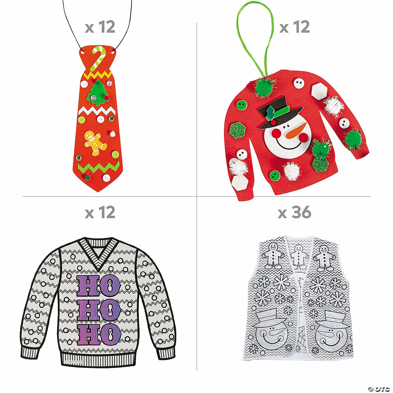 Outlet ⨠Ugly Sweater Craft Kit Assortment 𧨠2 Outlet ⨠Ugly Sweater Craft Kit Assortment 𧨠- Image 2