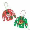 Promo 🤩 Ugly Sweater Ornament Craft Kit - Makes 12 👏