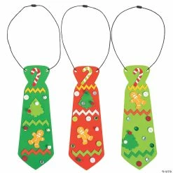 Discount π Ugly Sweater Tie Craft Kit - Makes 12 π