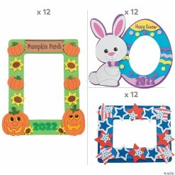 Cheap 👏 Ultimate Holiday Picture Frame Magnet Craft Kit Assortment - Makes 84 🔔 -Cheap Christmas Crafts Store ultimate holiday picture frame magnet craft kit assortment makes 8414174701 a02