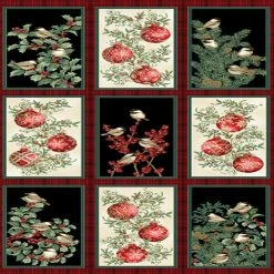 Cheapest 🔔 Winter Elegance Ornament Panel 23 X44 By Benartex Cotton Fabric 🔥