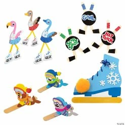Hot Sale 🛒 Winter Sports Craft Kit Assortment – Makes 48 🔥