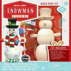 Cheap ✔️ WOA Standard Holiday - Holiday Wood Paint Kit - Snowman 🔥