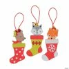 Brand new ⌛ Woodland Animal Stocking Ornament Craft Kit - Makes 12 ✨