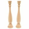 Buy 😍 Woodpeckers Crafts, DIY Unfinished Wood 11" Candlestick, Pack of 2 🧨